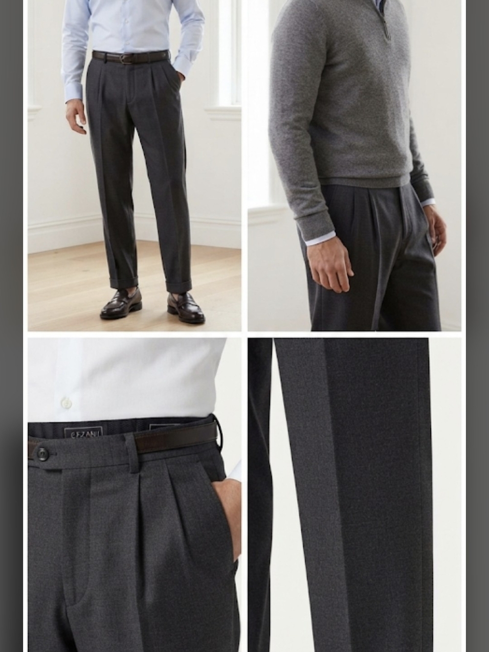 Made in Italy Black Dress Pants - Classic Tailored Finish